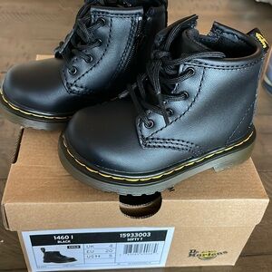 Brand New Dr. airwair Martens! Black with laces.